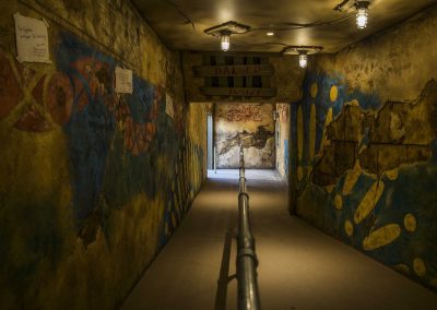 Hallway at Cobra's Curse at Busch Gardens Tampa.