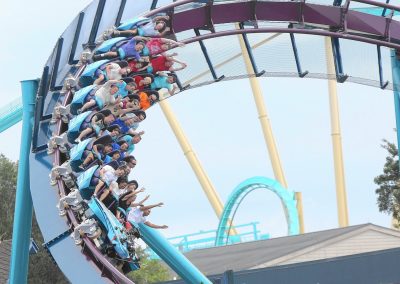 Riders on Mako at SeaWorld Orlando