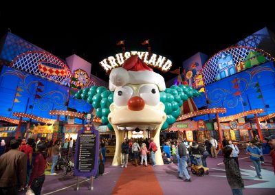 Entrance to The Simpsons Ride at Universal Studios Hollywood.