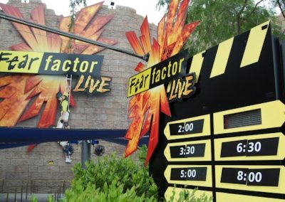 Universal Studios Fear Factor, Live